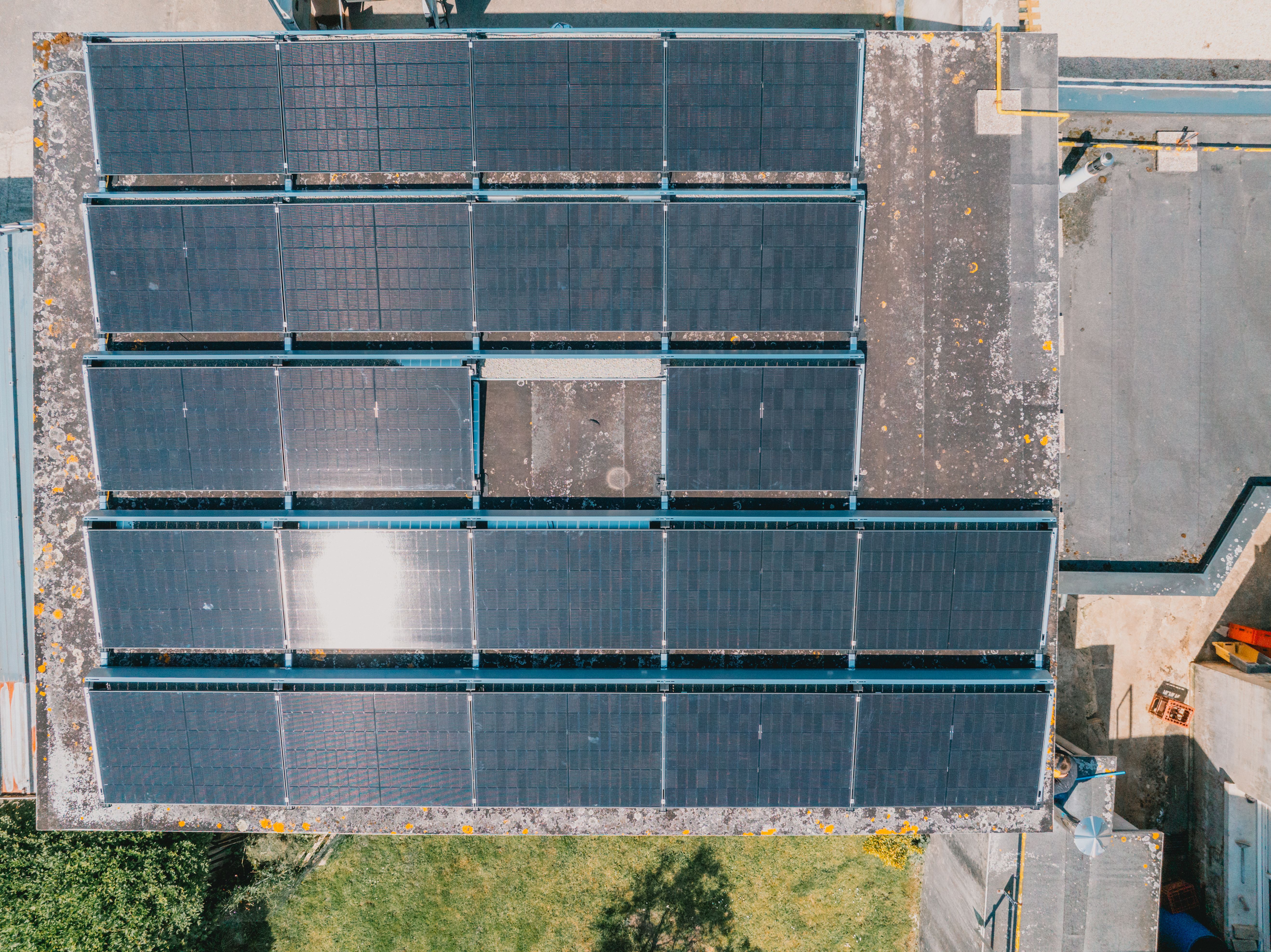 Pose de panneaux photovoltaïques