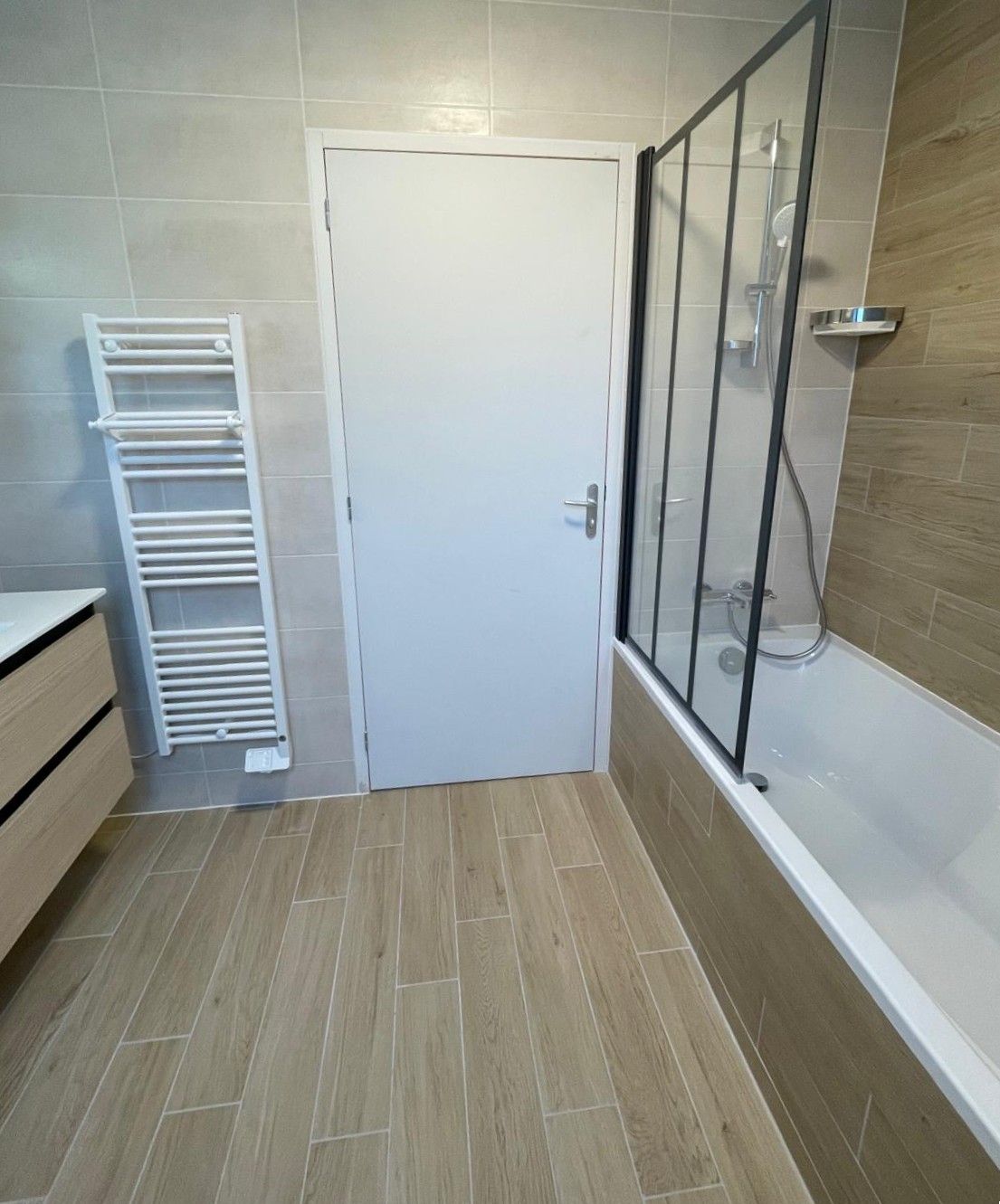 une baignoire ou une douche?
