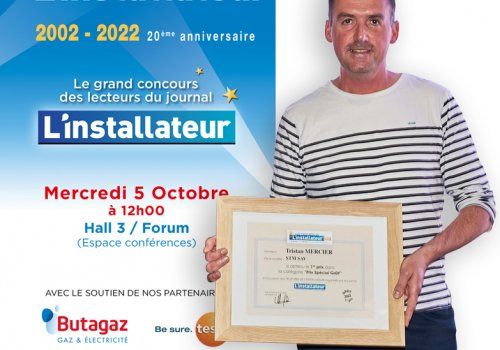 STM SAV obtient le premier prix "Prix spécial GRDF" de la revue L'installateur